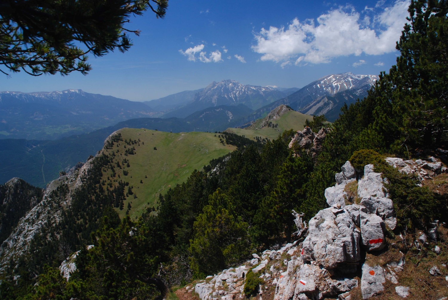 Scenic view of rocky mountains - Pedraforca, Cadí-Moixeró Natural Park, Catalonia